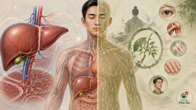 Chức năng gan theo y học hiện đại và y học cổ truyền