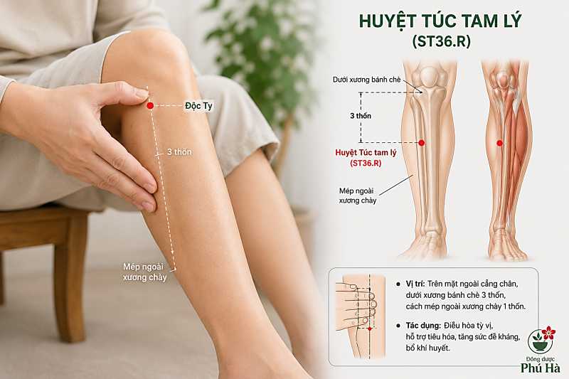 Lục tổng huyệt và trải nghiệm bấm Túc tam lý khi đau thượng vị Lục tổng huyệt và trải nghiệm bấm Túc tam lý khi đau thượng vị