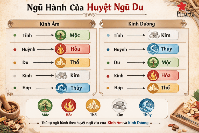 Huyệt ngũ du và ngũ hành tương sinh tương khắc trong châm cứu Huyệt ngũ du và ngũ hành tương sinh tương khắc trong châm cứu