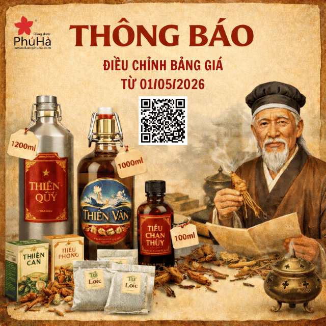 Thông báo điều chỉnh bảng giá sản phẩm từ 01/05/2026 Thông báo điều chỉnh bảng giá sản phẩm từ 01/05/2026