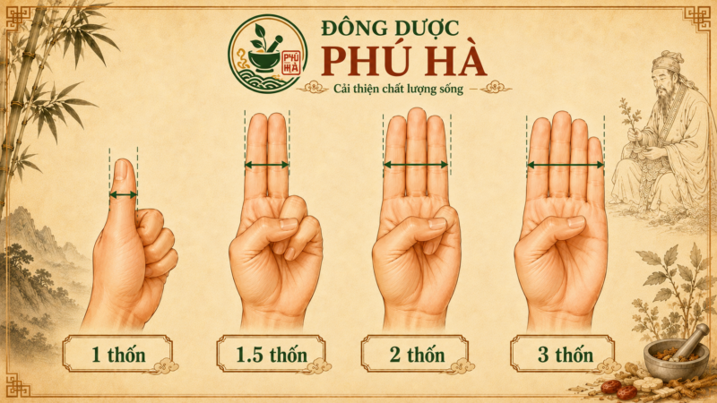 Cách dùng ngón tay và “thốn” để tìm vị trí huyệt trong Đông y Cách dùng ngón tay và “thốn” để tìm vị trí huyệt trong Đông y